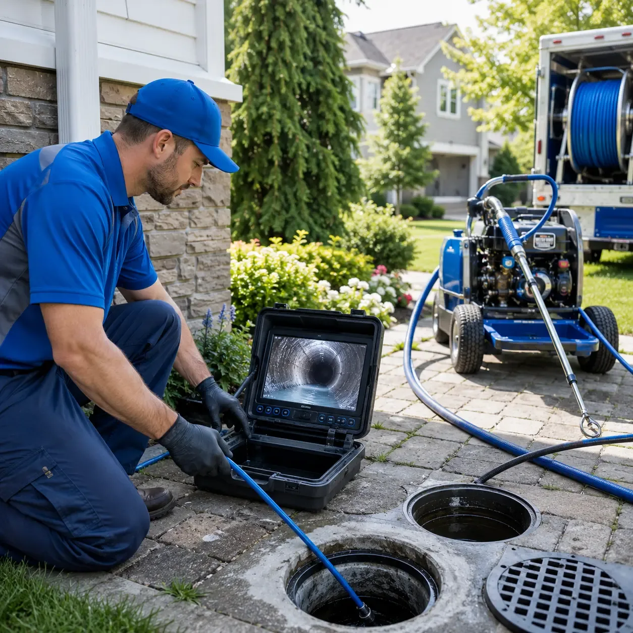 Outdoor drain cleaning professionals serving Auburndale, WI